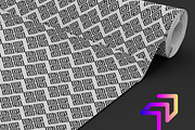 Black Abstract Design Pattern, a Pattern Graphic by Artiverge (Thumbnail 4 of 6)