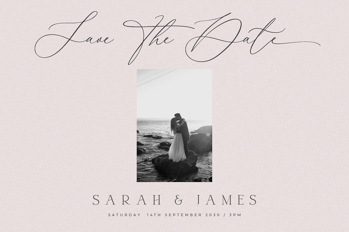 Lune Sauvage A Romantic Script Font, a Script Font by Prestige Artsy Studio (Photo 7 of 10)