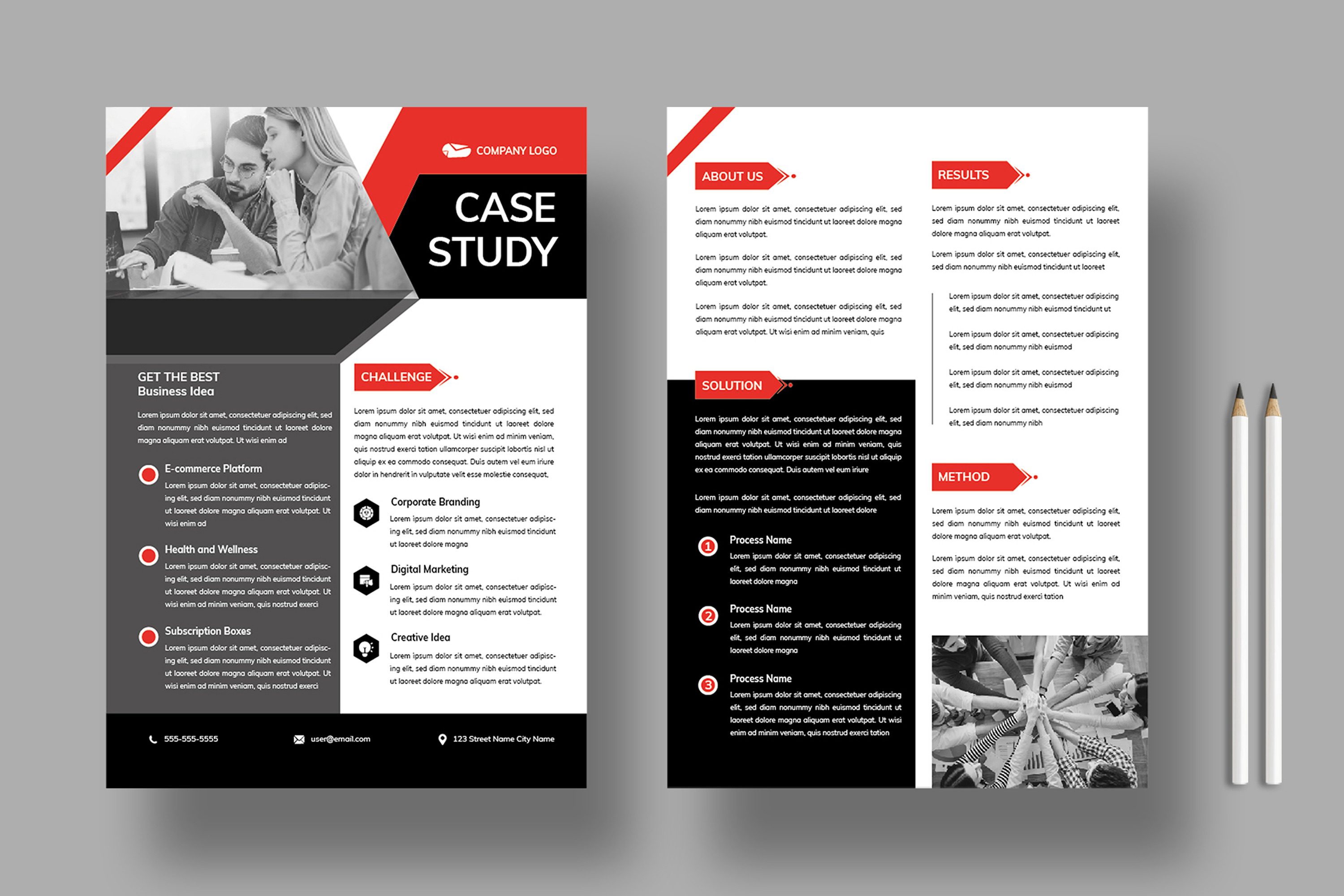 Case Study Design Creative Market