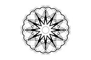 Elegant Mandala Line Art Collection, a Decorative Illustration by NJ Himel (Thumbnail 55 of 101)