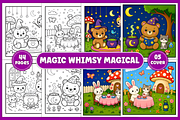 Magic Whimsy Bold Magical Coloring, a Decorative Illustration by Coco Bloom (Thumbnail 1 of 4)