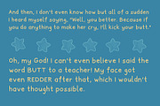 Middle School Comic Sans, a Handwritten Font by viamorone (Thumbnail 6 of 6)