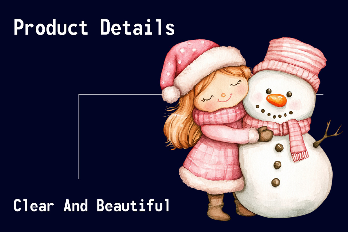 Pink Gingerbread Clipart Bundle, a Seasonal Illustration by CitraGraphics (Photo 7 of 7)