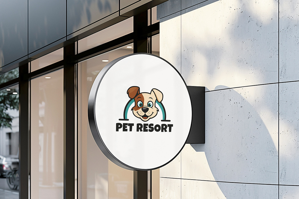 Cute Dog Logo Design, a Branding & Logo Template by HueNestify (Photo 3 of 3)