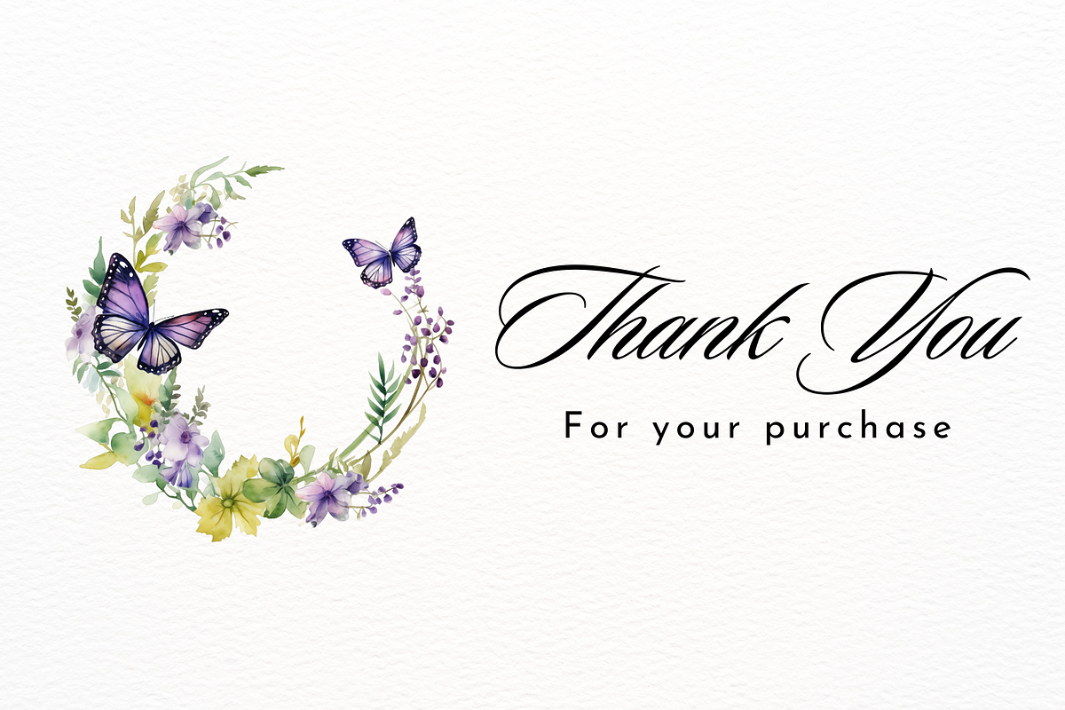 Purple and Green Wildflower Wreath, an Object Illustration by New-School-Wave (Photo 5 of 5)