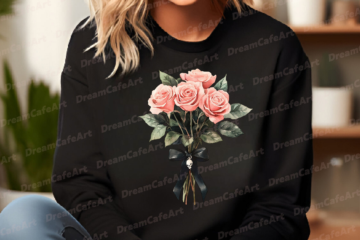 Black Pink Halloween Clipart, an Illustration by DreamCafeArt (Photo 5 of 7)