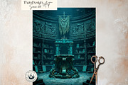 Ars Goetia Dark Fantasy Backdrop Set, a Background Graphic by ThatsDesignArt (Thumbnail 13 of 13)