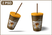 Coffee Cup Packaging Mockup, a Cups & Container Mockup by mockupbuys (Thumbnail 1 of 3)