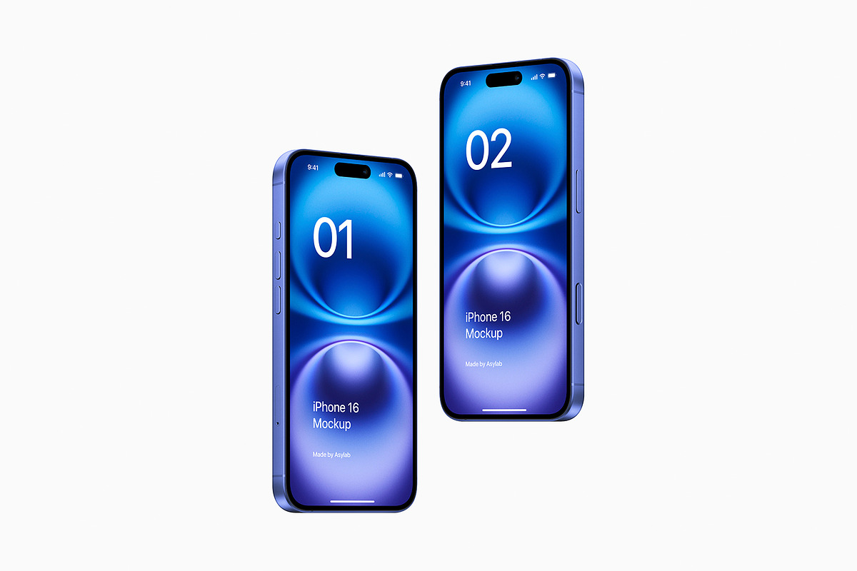 iPhone 16 - 24 Mockups Scenes, an iPhone Mockup by Asylab (Photo 53 of 58)
