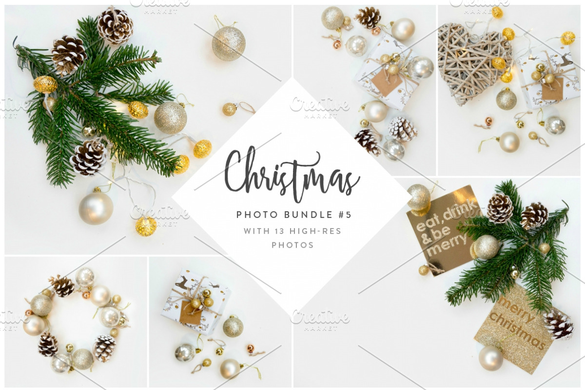 Christmas Photo Bundle #5, a Print Template by GT Studio (Photo 2 of 15)