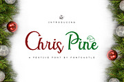 Chris Pine - A Christmas Typeface, a Script Font by Fontcastle (Thumbnail 1 of 9)