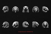 10 Bundle Dark Art Pangolin Armadilo, an Illustration by Morspective (Thumbnail 6 of 7)