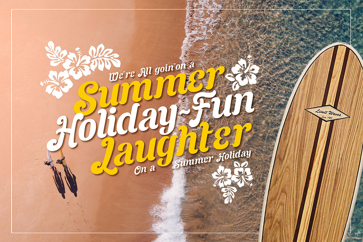 The Archies - Summer Type, a Script Font by ikiiko (Photo 3 of 5)
