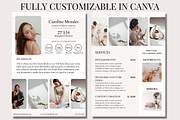 2 Page Influencer Media Kit Canva, a Social Media Template by Daily Creative (Thumbnail 3 of 5)