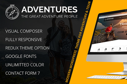 Adventure and Tour WordPress Theme