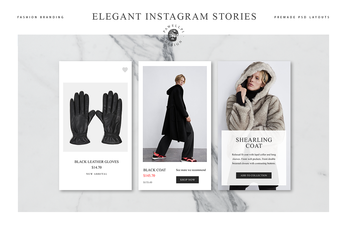 ELEGANT INSTAGRAM STORIES, a Social Media Template by pawellpi (Photo 17 of 26)