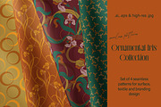 Floral Seamless Pattern Collection, a Pattern Graphic by Svetlana Lerie (Thumbnail 2 of 7)