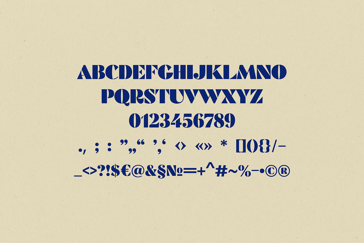 Noir Cut Font, a Serif Font by gafaroff studio (Photo 4 of 4)