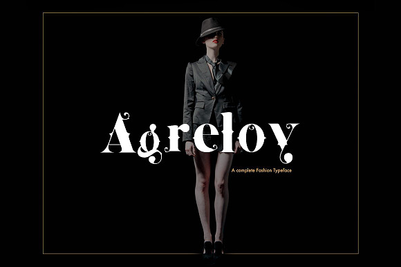 Agreloy Typeface Fonts preview 4