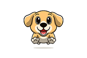 Cute labrador retriever dog jumping, an Animal Illustration by garistipis (Thumbnail 2 of 4)