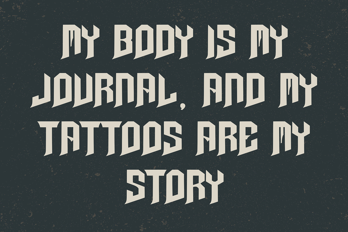 Montana Belluci, a Blackletter Font by HATFSTUDIO (Photo 6 of 8)