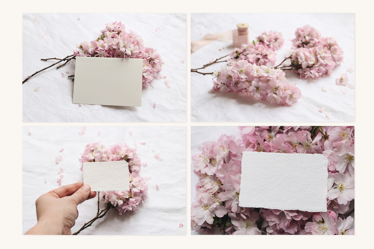 Spring Sakura mockups set, a Merchandise Mockup by Tabita's shop (Photo 7 of 9)