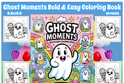 Ghost Moments Coloring Book for Kids, a Seasonal Illustration by Design Zone (Thumbnail 1 of 5)