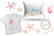 Watercolor Mermaid Collection, an Animal Illustration by MayaNavits (Thumbnail 11 of 15)