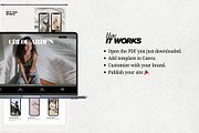 UGC Portfolio Canva website template, a Landing Page Template by Digital&Chic (Thumbnail 3 of 4)