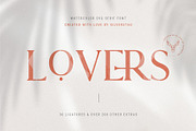 Lovers SVG Serif Font & Extras, a Serif Font by SilverStag Type Foundry (Thumbnail 22 of 22)