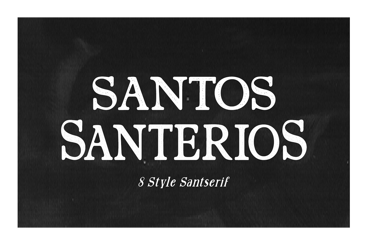 Santerios Santos 40%off, a Sans Serif Font by Fontastic (Photo 1 of 9)