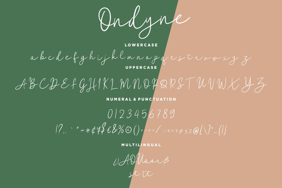 Ondyne Stylish Wedding Font preview 7