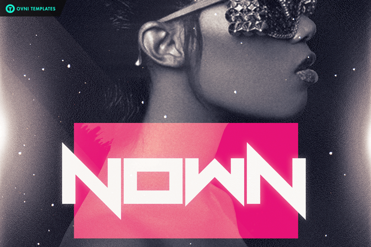 4in1 NOWN Flyer Template, a Flyer Template by OVNI-TEMPLATES (Photo 4 of 4)