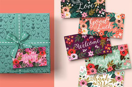 Florence Gift Tags, a Card Template by Werlang Paper