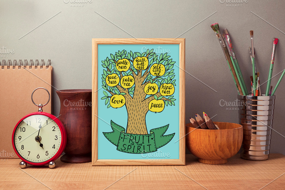 7 THE BEST BIBLE VERSES #3, a Decorative Illustration by Ola-la-la (Photo 6 of 8)