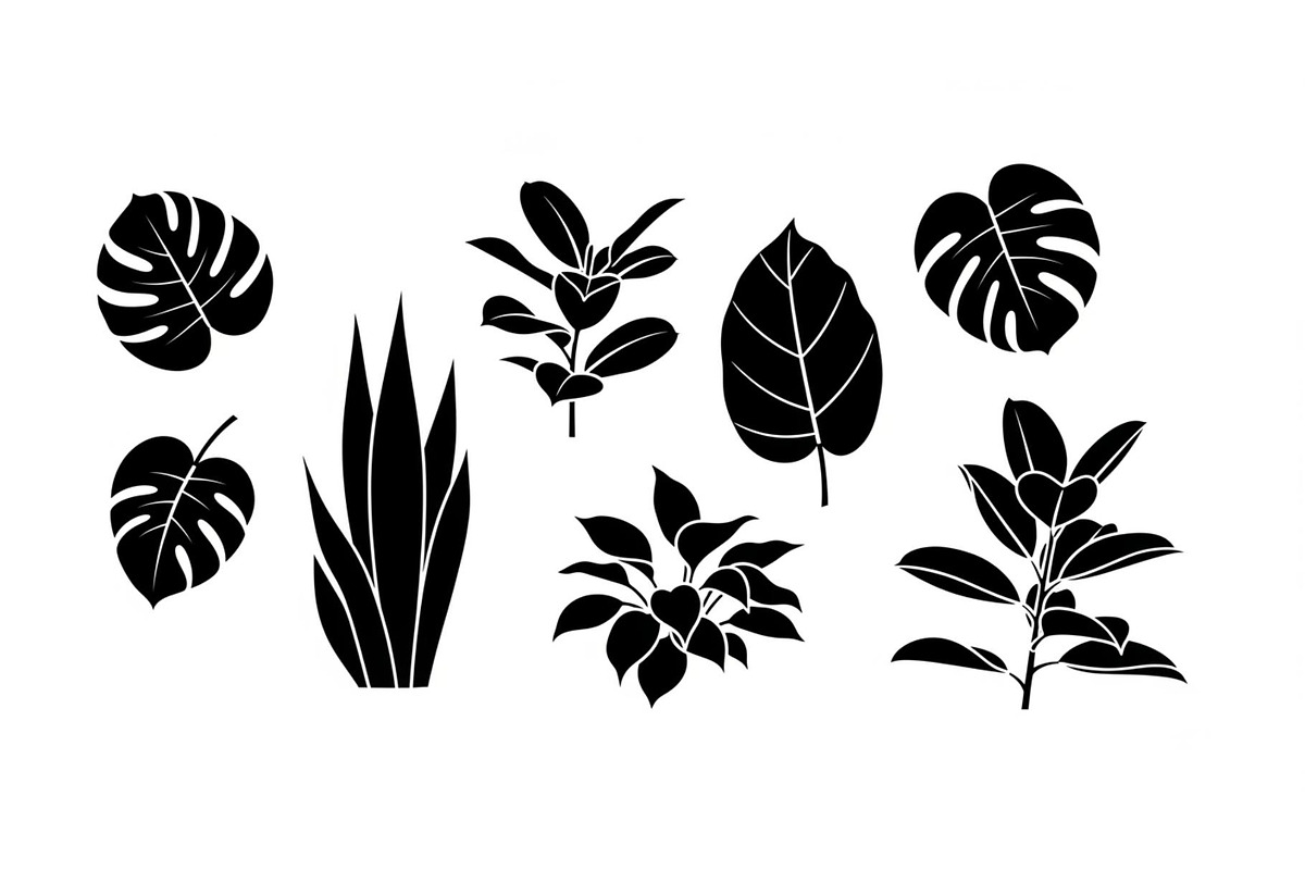 Minimal Botanical Leaf Silhouette Bu, an Illustration by Creativeshirt (Photo 20 of 51)