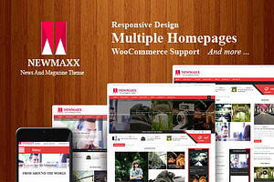 New Maxx Magazine WordPress theme