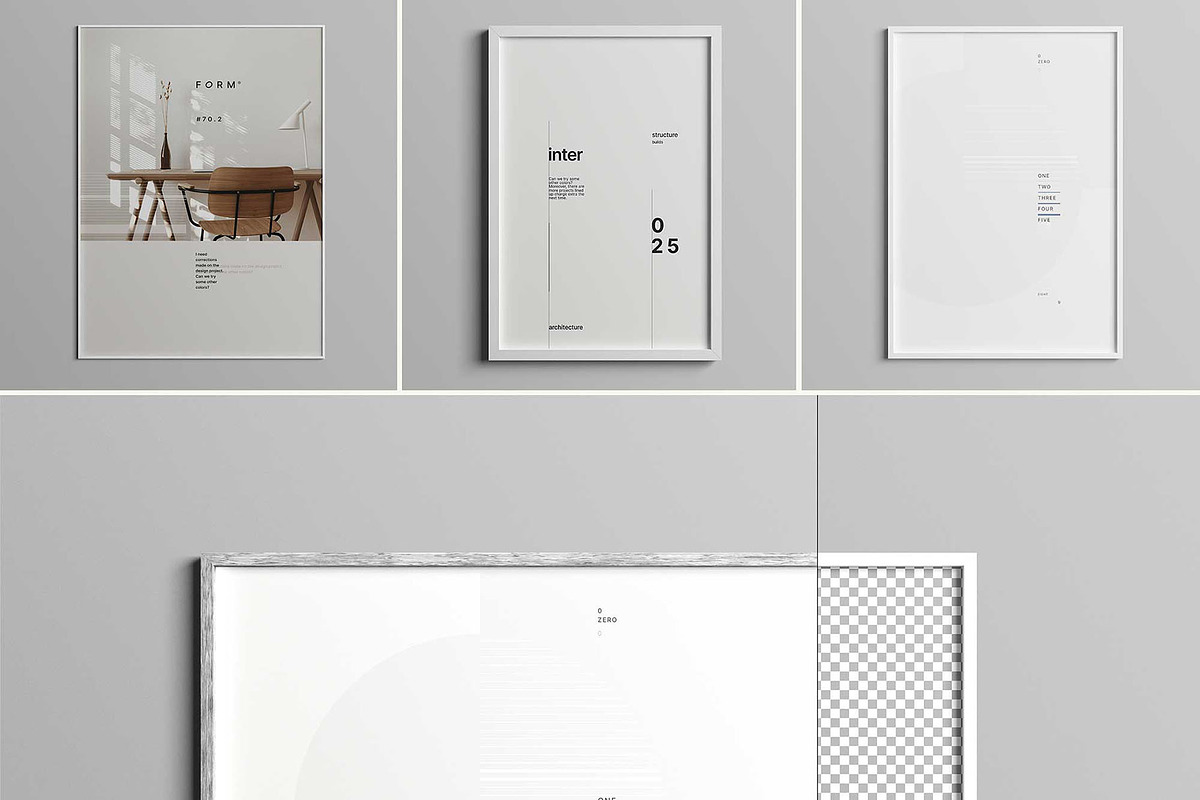 Photo Frame Mockups, an Advertising Mockup by Graphic Pear (Photo 10 of 14)