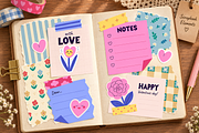 Cute Notes & Planner Illustrations, an Education Illustration by Anna Studio (Thumbnail 4 of 11)