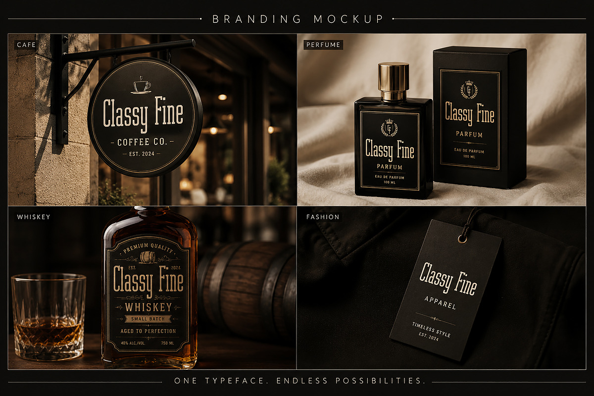 Classy Fine, a Serif Font by Wow Magic (Photo 3 of 5)