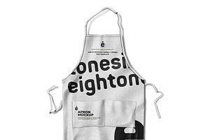 Apron Mock-Up PSD Template