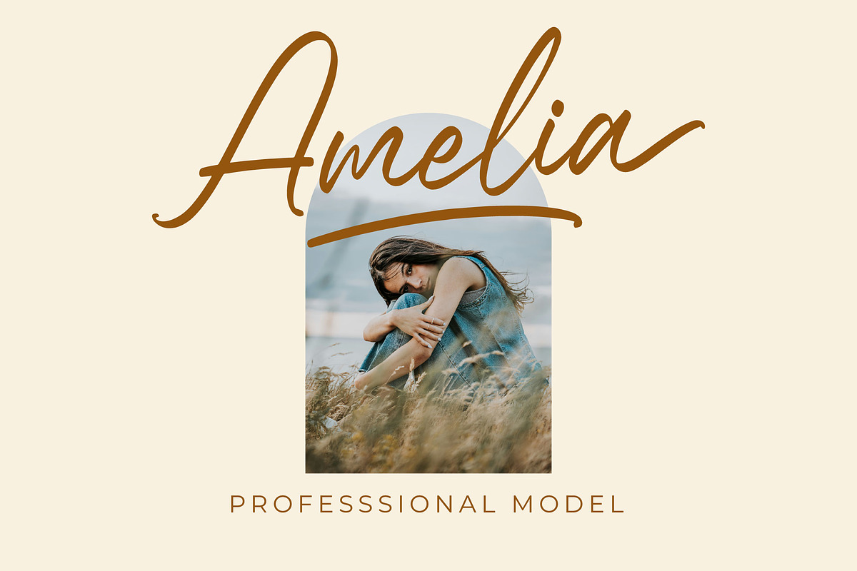 Brownlen - Handwritten Script Font, a Script Font by Graha Type (Photo 3 of 12)