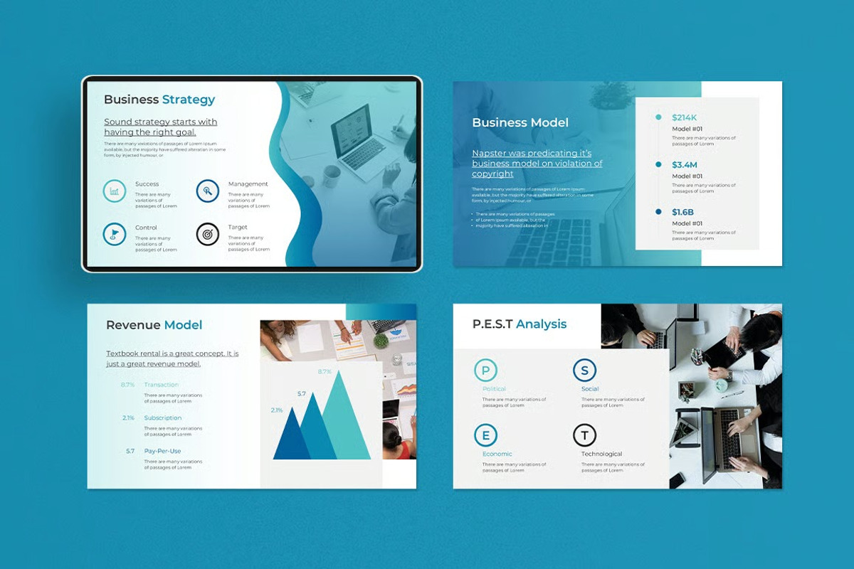 Business Presentation Templates Powerpoint preview 5