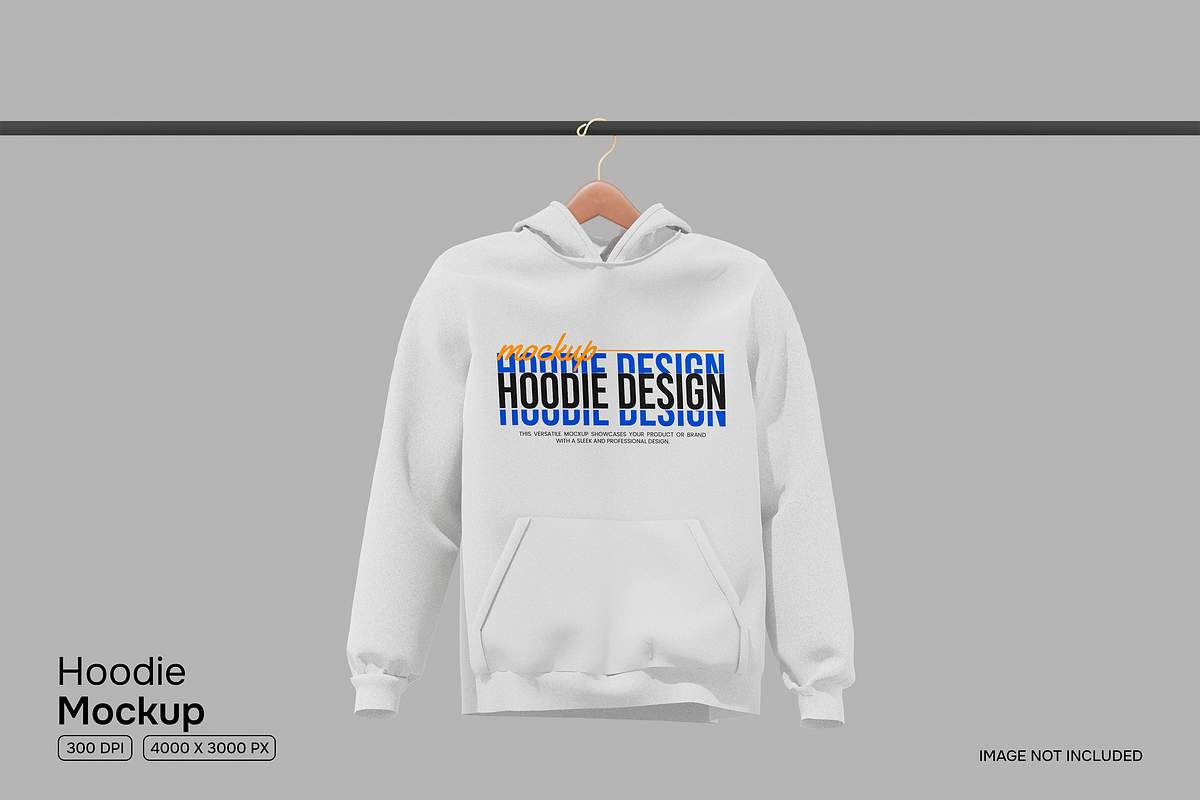 Hanging a Hoodie with Vibrant Mockup, a Hoody Mockup by Permadi Creative
