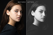 100 Black & White Lightroom Presets, an Action Add-On by RamsaGraphi (Thumbnail 2 of 9)