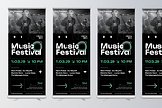 Music Fest Roll Up Banner, a Print Template by Annora Studio (Thumbnail 3 of 6)