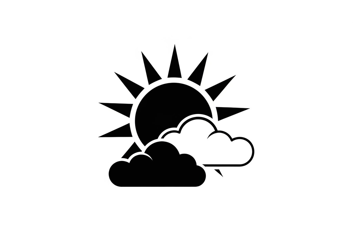 Sun Behind Clouds Silhouette Bundle, an Illustration by Gaye Art (Photo 24 of 31)