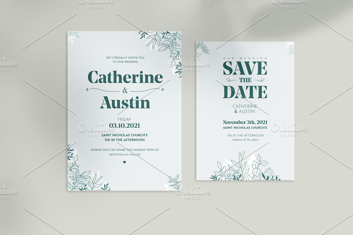 Blossom Garden | Wedding Set, an Invitation Template by Mercato del Sole (Photo 2 of 5)