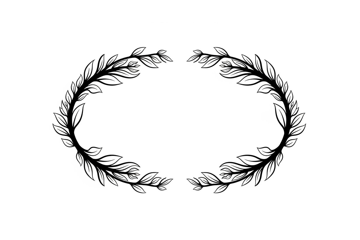 Nature Wreath Frame Vector Bundle, an Illustration by jahid234 (Photo 21 of 51)