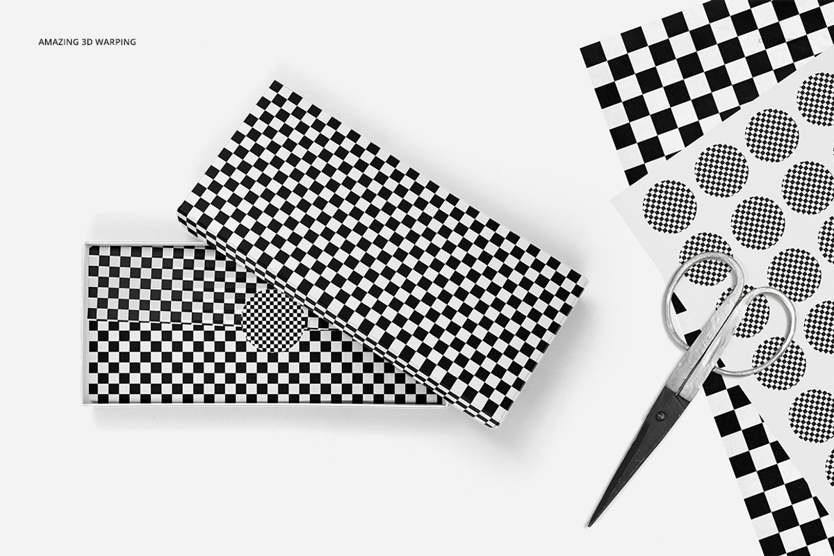 GiftBox Wrapping Tissue Paper Mockup, a Pens & Pencil Mockup by creatsy5 (Photo 15 of 18)